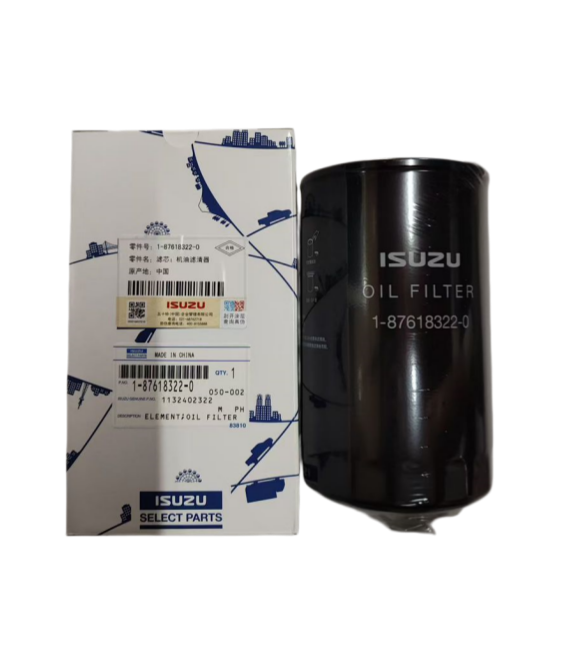 Japanese Truck Parts Engine Oil Filter 1-87618322-0 1-13240232-1 For ISUZU Engine FVR 6HK1 4HK1 4JJ1 ISUZU PARTS