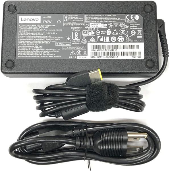 Slim Tip Laptop Power AC Adapter 20V 8.5A 170W For Lenovo ThinkPad W540 W550s