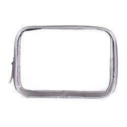Transparent Crossbody Bags Simple Stadium Approved Clear PVC Shoulder Bags Small Square Phone Bag for Women