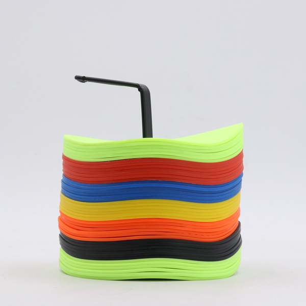 Agility Drills T2.5mm Flat Disc Markers , Dia23cm Kids Soccer Cones