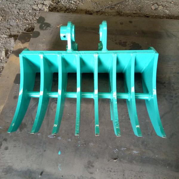 Настраиваемые приспособления экскаватора Армабельная земля Гаровая ведра Многозубая решетка Ведра для экскаватора