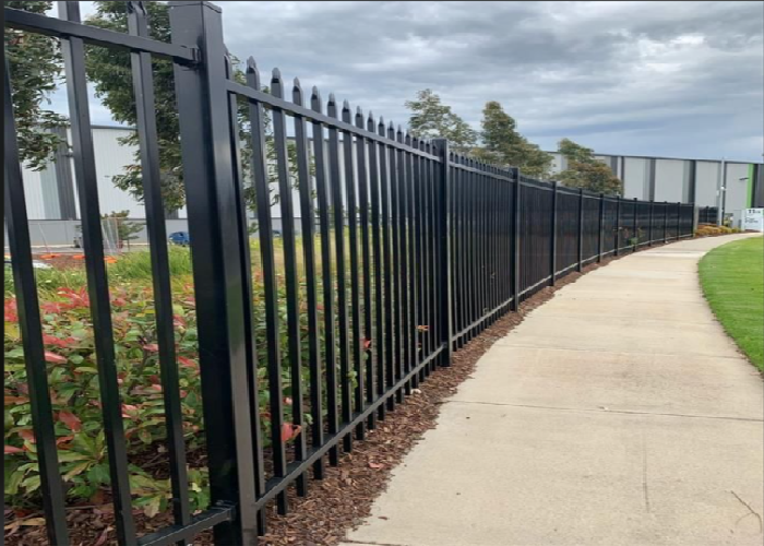 Steel Galvanized Modular Metal Palisade Fence Panels System For Enhanced Perimeter Security