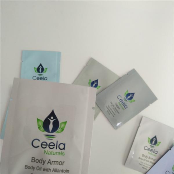 Saco de empacotamento de empacotamento impresso Digitas 5ml dos cuidados com a pele cosméticos do saquinho do malote da folha