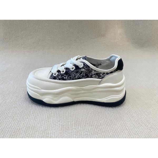 Chinese style embroidery low-top women casual sport lightweight comfortable round head