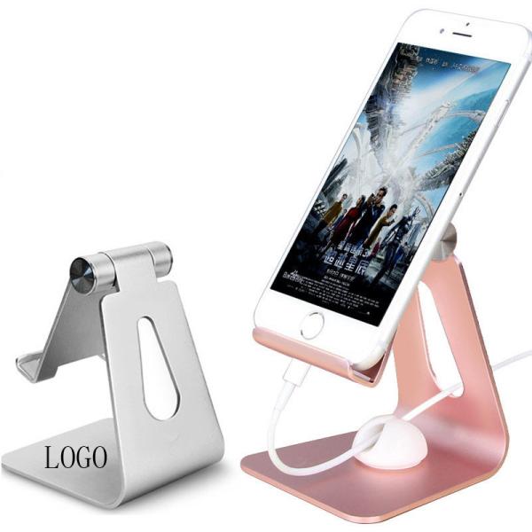 Aluminum mobile phone bracket swivel shaft adjustable universal metal desktop bracket 80*74*100mm