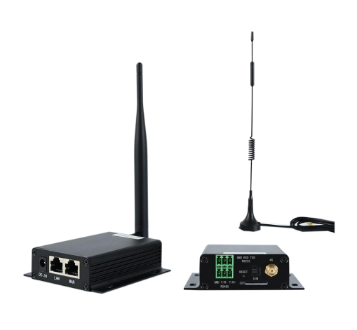 Extensor de rede de roteadores industriais 4G DTU Extensor de Ethernet de rede compatível com switches Ethernet POE