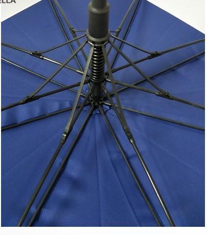 best oversized Vent Design Blue Double Layer Golf Umbrella With 8 Ribs For Promotional for sale