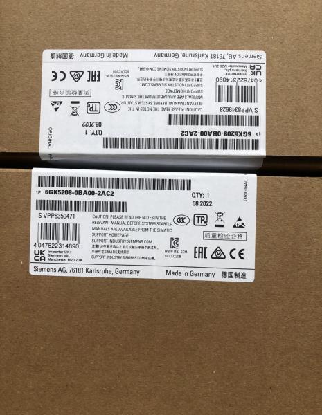 6GK5208-0BA00-2AC2 Siemens PLC SCALANCE XC208 2 IE Switches
