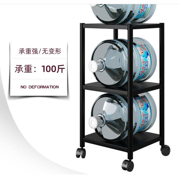 Stainless Steel Kitchen Shelf Floor Microwave Rack Oven Cooker Refrigerator Slot Storage Rack Multi-Layer