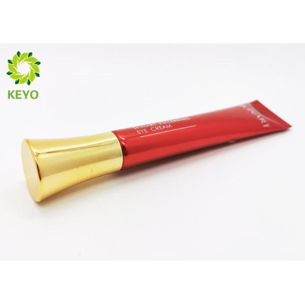 PE Plastic Cosmetic Cream Tube , Shiny Red Color 0.67 OZ Eye Cream Tube