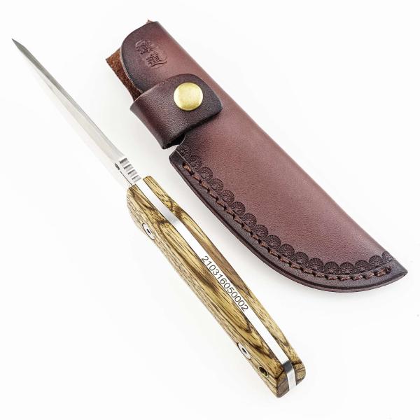 4mm High Carbon Steel Machete Wood Handle Jungle Law Survival Knife 9in