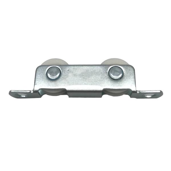 Hardware Iron Housing Zinc Plated Sliding Roller U groove Nylon Wheel Sliding Window Roller