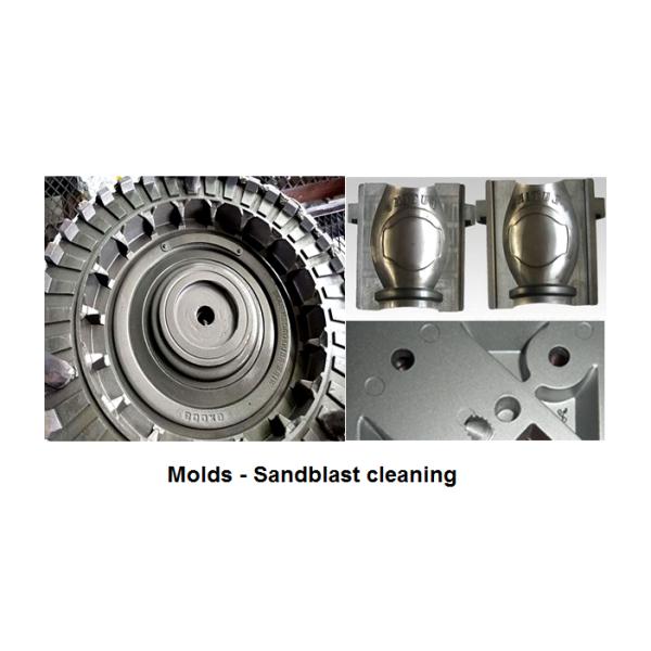 Ceramic Beads B60 B80 Blast Abrasive Media For Tire / Glass Bottles Molds Cleaning