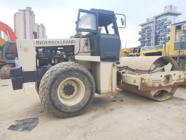                  Secondhand Road Roller Ingersoll Rand SD150d Cheap Price Good Condition, Original Secondhand Ingersoll-Rand Soil Compactor SD150 SD120 SD100 on Promotion.             