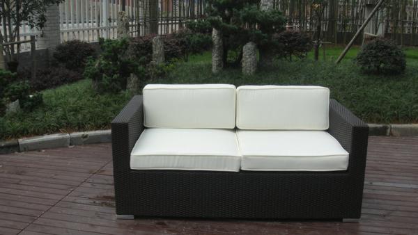 Customized color PE rattan outdoor sofa set wicker furniture