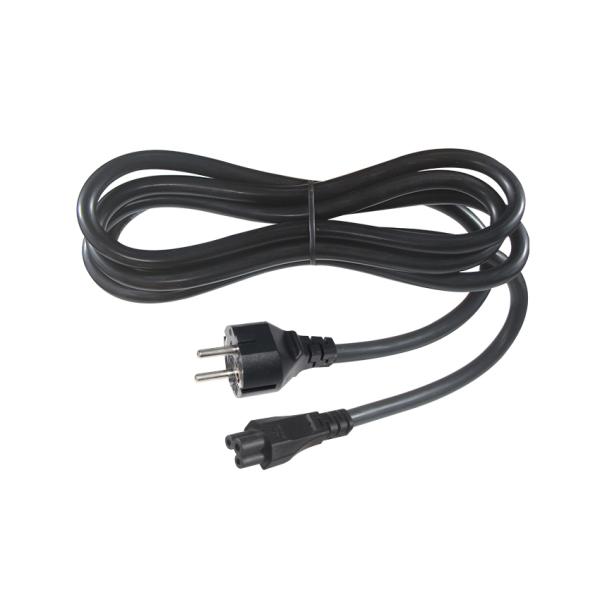 EU Schuko à C5 câble d'alimentation 3 noyau 1.5M 250V pour adaptateur d'ordinateur portable