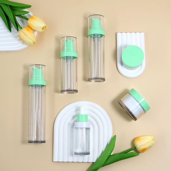 Customized Thick-Walled PETG Cosmetic Bottles with Leak-Proof Sealing for Creams and Serums