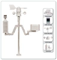 Temperature Sensor Rain Gauge Weather Station For Indoor And Outdoor -40 To 60 ° C Range