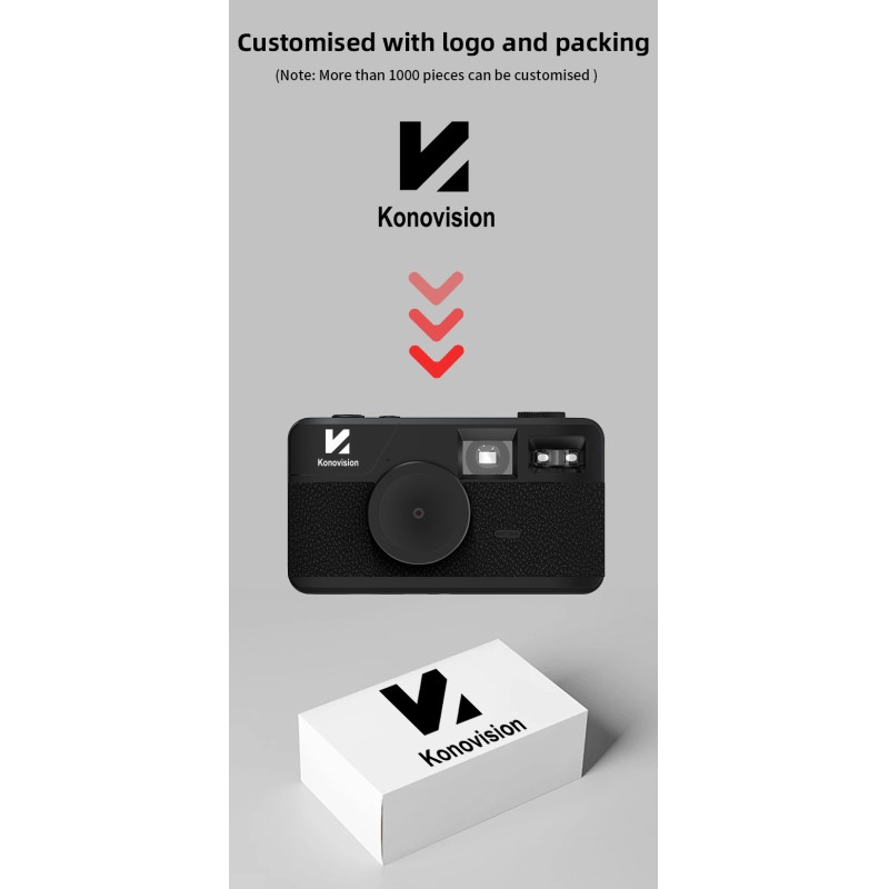 Retro Screenless Digital Camera Screen-free 8 Mode Filters Without Screen 8MP Photo with Photo Counter LED Flash Camping Camera