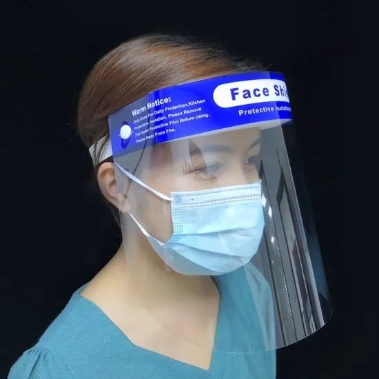 Anti Fog Surgical Face Shield Transparent Mask PET Material Eyes Mouth Protection