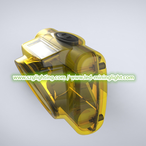 GLC-6 IP68 5.2AH Mining Cap Lights With OLED Screen 200g Weight 13000 Lux