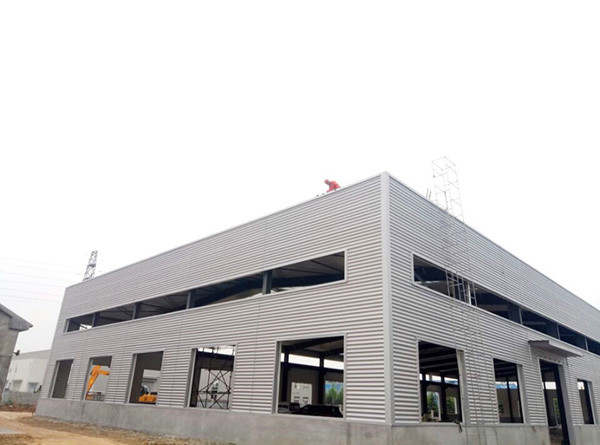 Hot Dip Galvanised / Painted Structural Steel Construction Buildings For Warehouse