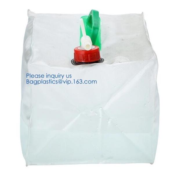 Биодеградабле жидкостная упаковывая таможня мешка доказательства утечки изготовленная на заказ сумка питьевой воды спорт сумки воды 1 галлона складная