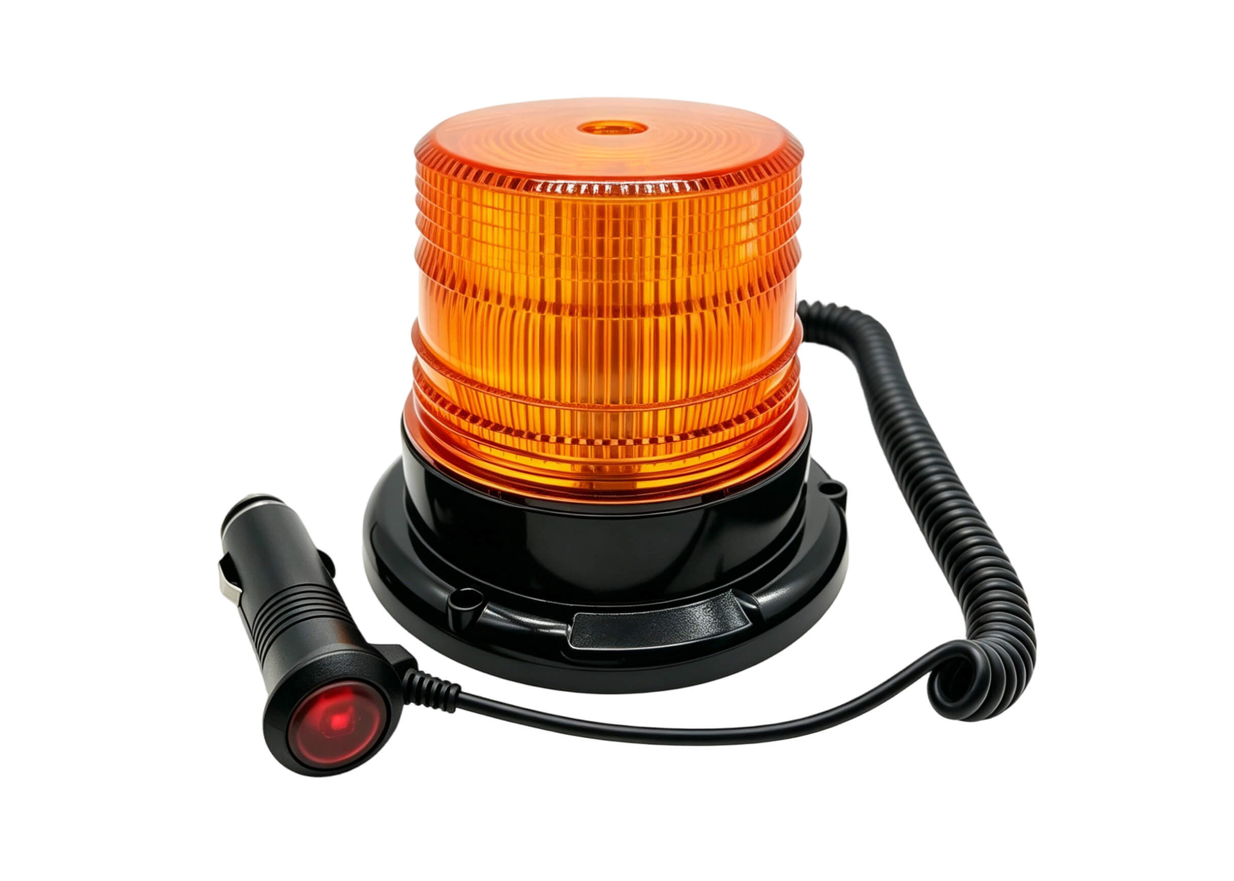 Forklift Sanitation Tow Truck Roof Magnetic LED Strobe Warning Light Amber 12V/24V