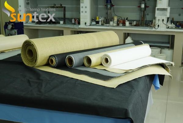 O silicone da fabricação da fibra de vidro revestiu o pano da fibra de vidro da alta temperatura da tela de pano
