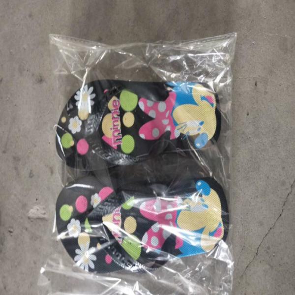 Cute Printed Little Girls Slippers Princess Design Flip Flop Slippers For Girls