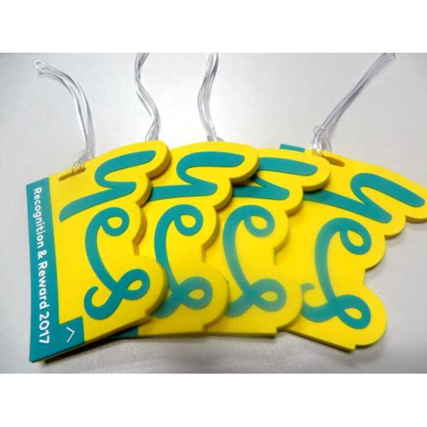 Custom 2017 Recognition & Reward Silicone Rubber Soft PVC Luggage Tag For Travel Bag Tag