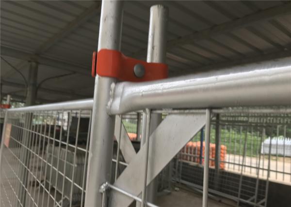 Temporary fencing panels 2100mm x 2400mm 14 microns zinc layer hot dipped galvanized