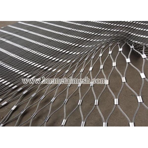 Ferrule Type Rope Zoo Aviary Mesh For Animal Enclosure Fence