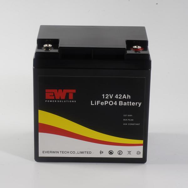 EWT Lifepo4 12V 42AH Bateria para armazenamento de energia doméstica
