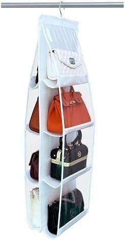 PURSE ORGANIZER - 2 PACK, PURSE HANGER、2024 MODEL、PURSE ORGANIZER FOR CLOSET、THICKEN METAL HOOKS,HAND BAG STORAGE