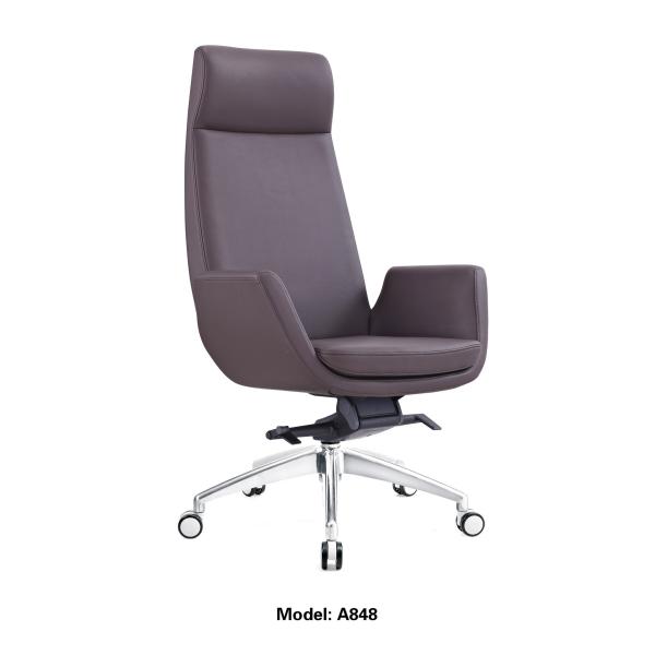 Tan Leather Executive Visitors Chair For Office Oem