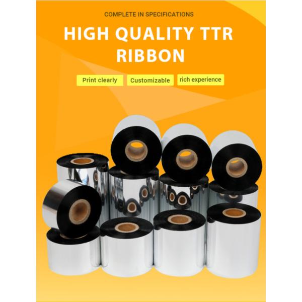 Brother Black Thermal Transfer Ribbon Wax Resin Ribbon 110mmx300mtr