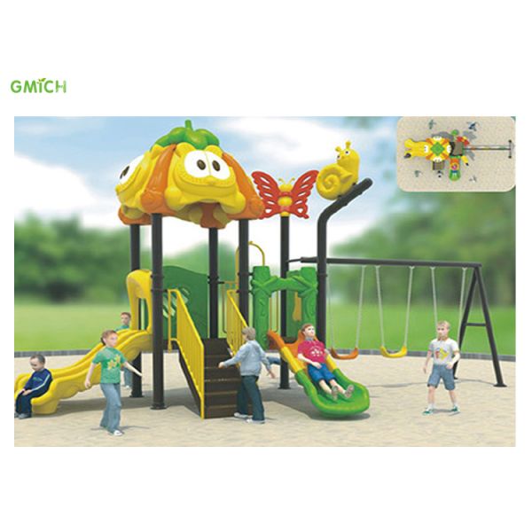 GMICH Slide And Swing Set Plastic Easy Installation Customizable
