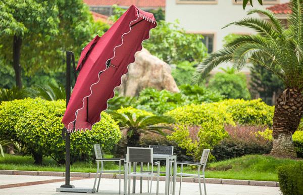 8 Aluminium Ribs Large Garden Parasol 3m Garden Umbrella OEM