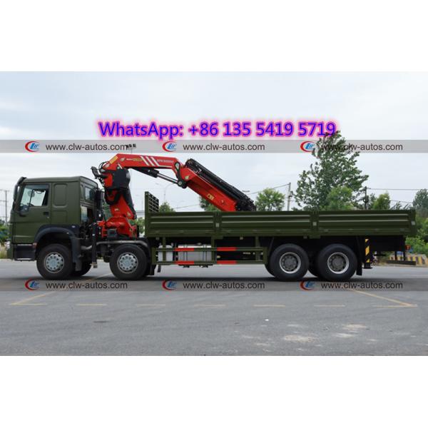 тележка колес 40t 50t Sinotruk Howo 8X4 420HP 12 с краном SANY гидравлическим