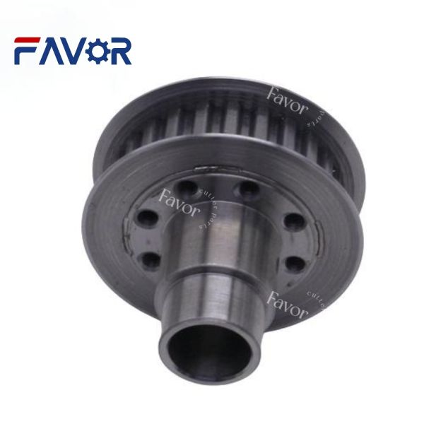 Pulley Driven S-93hpc 54594000 Shaft For GT5250 Cutter Machine With Steel Material And 0.14 Kg Weight