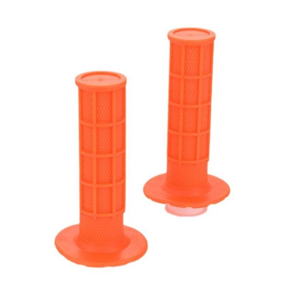 Orange TPE Customized 22mm Universal Motorcycle Handlebar Grips for Modified Bikes