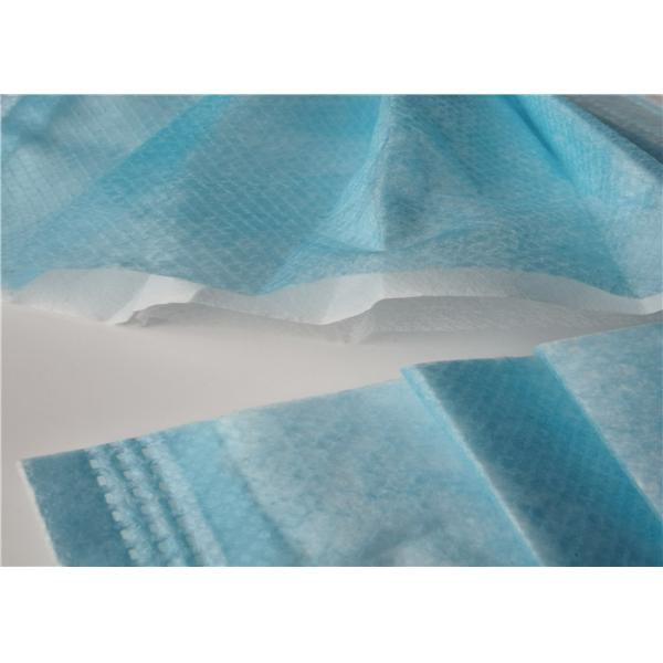 Great Elasticity Disposable 3 Ply Face Mask , Antiviral Face Masks Melt Blown Fabric