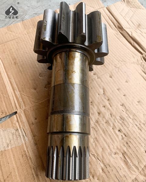 SH265 Swing Pinion Shaft Final Drive 12 Teeth Excavator Swing Gearbox