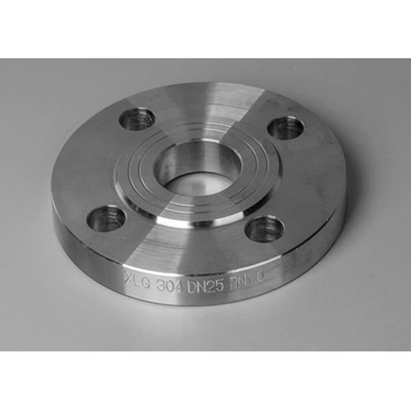 Round Shape Stainless Steel Flange Raised Face Type High Toughness ASTM Standard