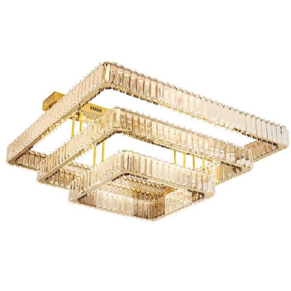 JYLIGHTING Indoor Modern Living Room Led Restaurant Chandelier and Ceiling Lamps Iron Living Room Crystal Led Ceiling Light