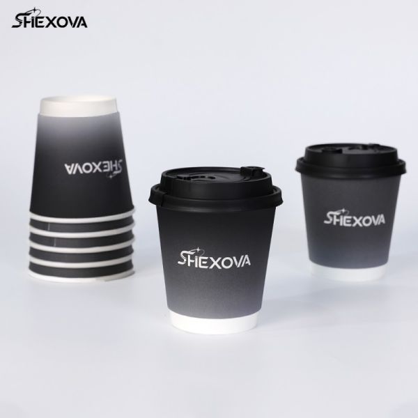 Food Grade 8oz/12oz/16oz Hot Cold Drink Paper Cups Disposable For Beverage Shop