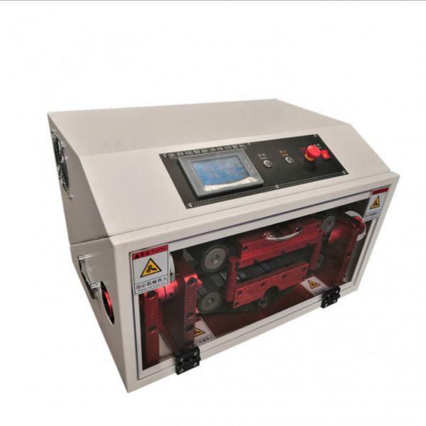 LL-100B Corrugated Tube Cutting Cut To Length Machine With Rotary Slitting Blade Tube Diameter 5 To 30MM