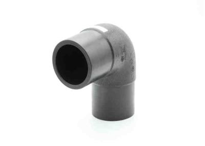 MDPE DN63-DN450 SDR11 SDR17 SDR17.6 PE Spigot 90 Degree Elbow Pipe
