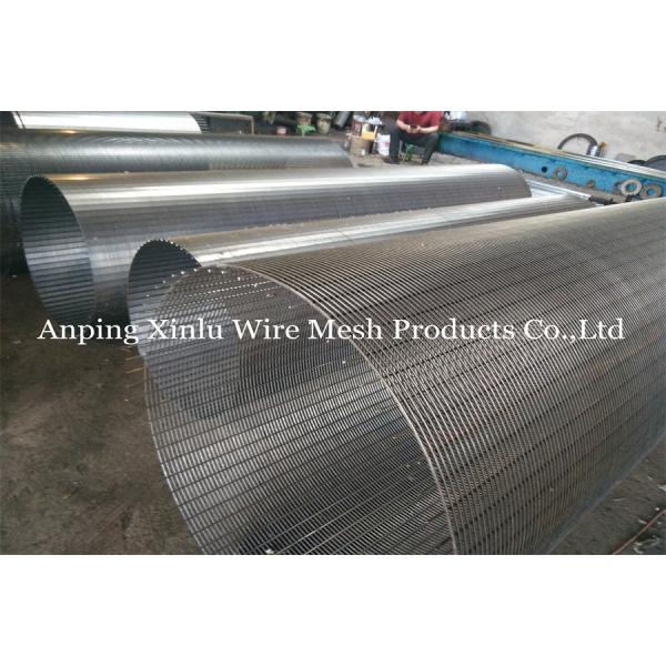 V Wire Dewatering Strainer Pipe For Water Well Filter 14 x 2.9M